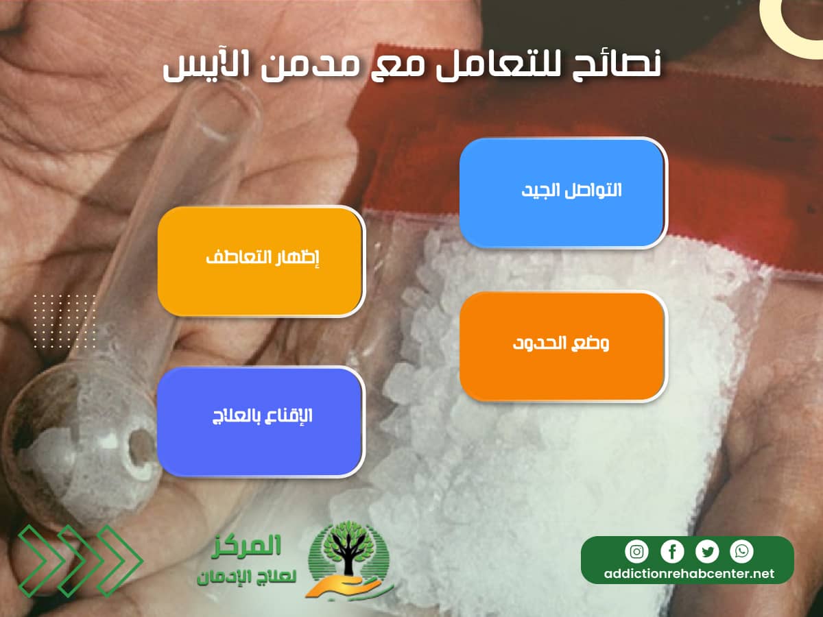 كيفية لتعامل مع مدمن الآيس